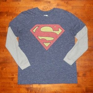 Superman Long Sleeve T-Shirt DC Comics